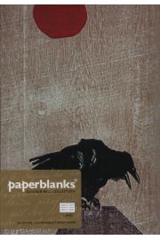 Paperblanks Notatnik Crow with Red Sun Midi linia