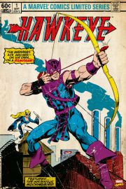 Hawkeye retro - plakat 61x91,5 cm