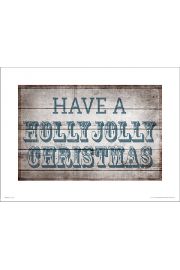 Holly Jolly Christmas - plakat premium 40x30 cm