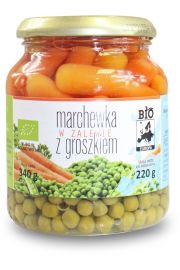 Bio Europa Marchewka w zalewie z groszkiem (soik) 340 g Bio