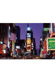 Nowy Jork Times Square at night - plakat 91,5x61 cm