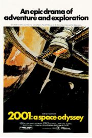 2001: A Space Odyssey Stanley Kubrick - 2001: Odyseja Kosmiczna - retro plakat 68,5x101,5 cm