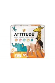 Attitude Little ones, ekologiczne pieluszki dla niemowlt rozm 4 (9-14 kg), 26 szt