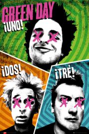 Green Day - Trio - Uno, Dos, Tre - plakat