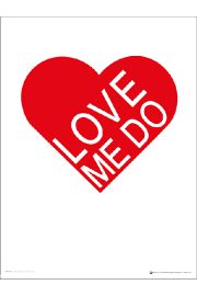 The Beatles Love Me Do - plakat premium 30x40 cm