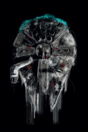 Star Wars Gwiezdne Wojny Sok Millenium - plakat premium 40x60 cm