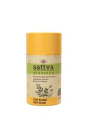 Sattva Natural Herbal Dye for Hair naturalna ziołowa farba do włosów Light Blonde 150 g