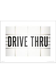 Drive Thru - plakat premium 40x30 cm