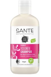 Sante Naturkosmetik Szampon do włosów zwiększający objętość jagody goji i bezbarwna henna eco 250 ml