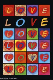 Miosne Serca - Love Hearts - plakat 61x91,5 cm