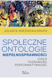 eBook Spoeczne ontologie niepenosprawnoci pdf