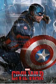 Kapitan Ameryka Wojna Bohaterw - plakat