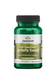 Swanson Full Spectrum Alfalfa 400 mg Suplement diety 60 kaps.