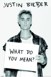 Justin Bieber What Do You Mean ? - plakat