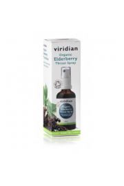 Viridian Spray do garda z czarnym bzem, miodem manuka oraz prawolazem - suplement diety Bio