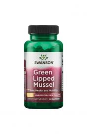 Swanson Nowozelandzka liofilizowana zielona maa, z omuka zielonowargowego 500 mg - suplement diety 60 kaps.