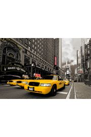 Nowy Jork Hard Rock Cafe i te Taxi - plakat 175x115 cm