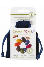 Kredki Crayon Rocks w aksamitnym woreczku 8 kolorw