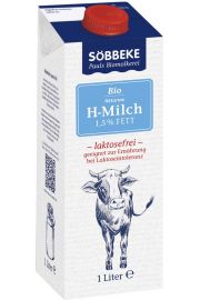 Sobbeke Mleko bez laktozy (1,5% tuszczu) 1 l Bio