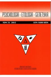 ePrasa Psychologia-Etologia-Genetyka nr 25/2012