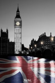 Londyn Big Ben - plakat