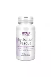 Now Foods Hydration Rescue - Kwas Hialuronowy + Kolagen suplement diety 60 kaps.