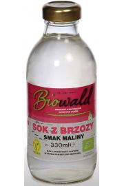 Biowald Sok z brzozy smak maliny 330 ml Bio