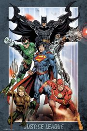DC Comics Liga Sprawiedliwoci - plakat 61x91,5 cm