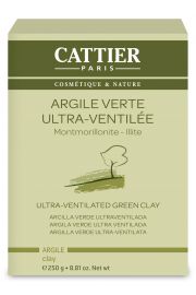 Cattier Glinka zielona w proszku do twarzy i ciaa eco 250 g