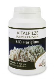 Pilze Wohlrab Grzyby hericium (soplwka jeowata) 620 mg Suplement diety 100 kaps. Bio