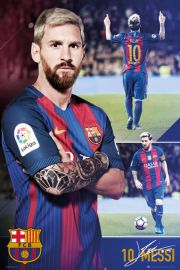 FC Barcelona Lionel Messi Kola - plakat