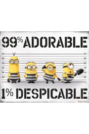 Gru, Dru i Minionki 99% Adorable 1% Despicable - plakat filmowy 50x40 cm