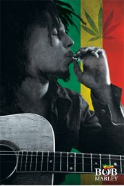 Bob Marley Smoke - plakat 61x91,5 cm