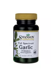 Swanson Full Spectrum Garlic (Cloves) (Ząbki czosnku) 400mg suplement diety 60 kaps.