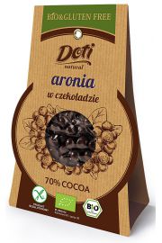 Doti Aronia w czekoladzie deserowej bezglutenowa 50 g Bio