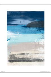 Abstract Beach - plakat premium 40x50 cm