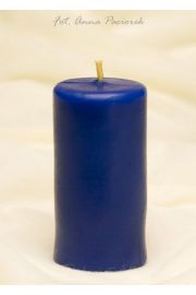 MagoiAgni Niebieska wieca z wosku 7x4,5 cm