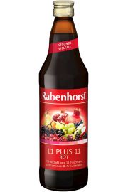Rabenhorst Sok wieloowocowy (czerwony) multiwitamina 11 plus 11 nfc 750 ml