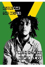 Bob Marley Jamajka - plakat 61x91,5 cm