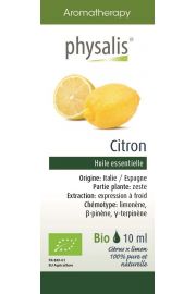 Physalis Olejek eteryczny cytryna zwyczajna (citroen) 10 ml