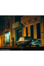 Kuba Hawana - Stare Auto - plakat