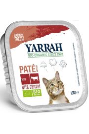 Yarrah Pasztet dla kota woowo-drobiowy z cykori 100 g Bio