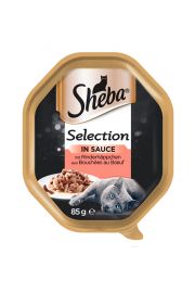 Sheba Selection mokra karma dla kota z woowin w sosie tacka 85 g