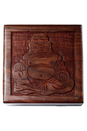 Pudeko drewniane Budda Bogactwa