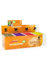 Oxfam Fair Trade Herbatki mix (earl grey, owoce lene, rooibos, zielona herbata) fair trade ( )