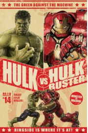 Avengers: Czas Ultrona. Hulk Vs Hulkbuster. Plakat 61x91,5 cm