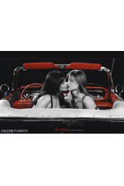 Tanya Chalkin Czerwony Cadillac - Akt - plakat 91,5x61 cm
