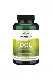 Swanson DGL (lukrecja) 385mg  Suplement diety 180 tab.