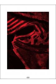 Gwiezdne Wojny Star Wars The Force Awakens Kylo Ren Mask - plakat premium 60x80 cm