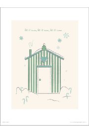 Christmas Hut Snow - plakat premium 30x40 cm